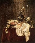 HEDA, Willem Claesz. Ham and Silverware wsfg China oil painting reproduction